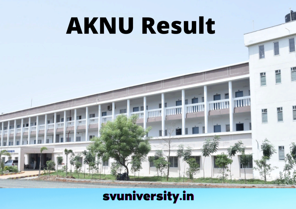 AKNU Result cover