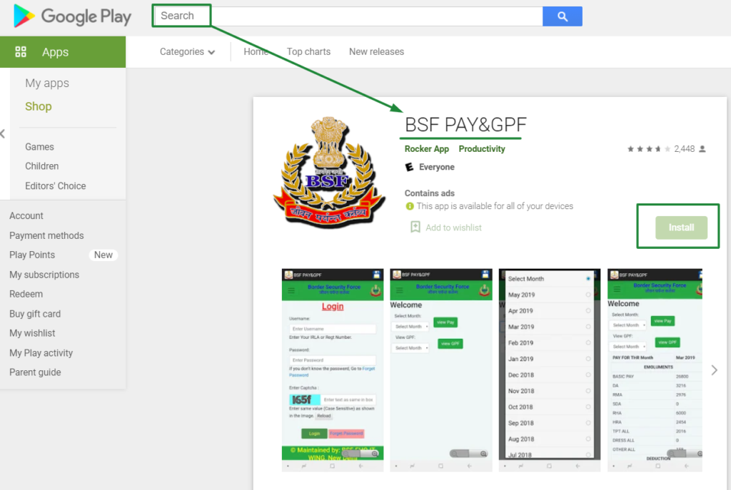 Download BSF Pay App