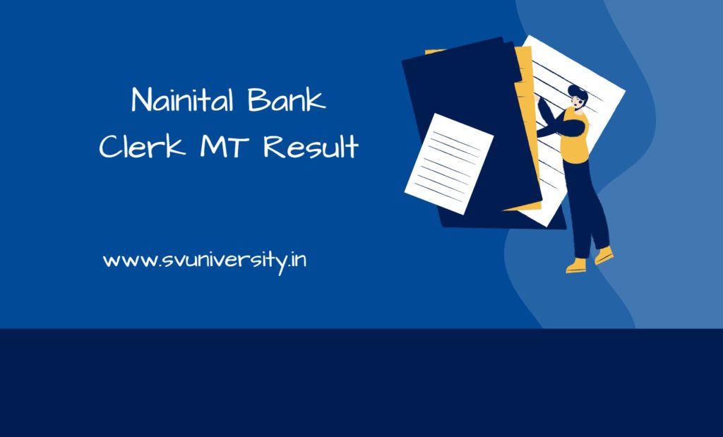 Nainital Bank Clerk MT Results 