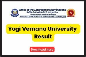 Yogi Vemana University Result