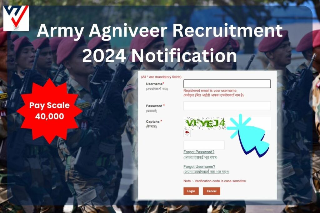 Army Agniveer Recruitment 2024 Notification