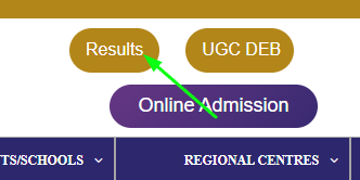MP Bhoj University Results Option