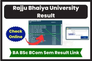 Rajju Bhaiya University Result