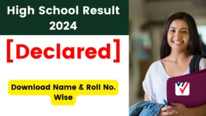 High School Result 2024 - Download Name & Roll No. Wise 10th Result
