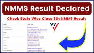 NMMS Result 2024 - Check State Wise Class 8th NMMS Result, Direct Link