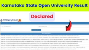 KSOU Result 2024 (Declared) - Check Karnataka State Open University @ksoumysuru.ac.in: UG, PG Result