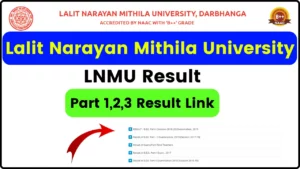 LNMU Result Lalit Narayan Mithila University