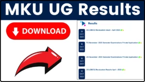 MKU UG Results 2024 (OUT) - Check Madurai Kamaraj University April BA BBA B.SC B.Com Result Marksheet @ mkuniversity.ac.in