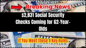 $2,831 Social Security Checks Coming for 62-Year-Olds
