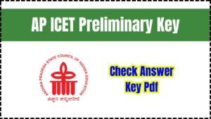 AP ICET Preliminary Key 2025