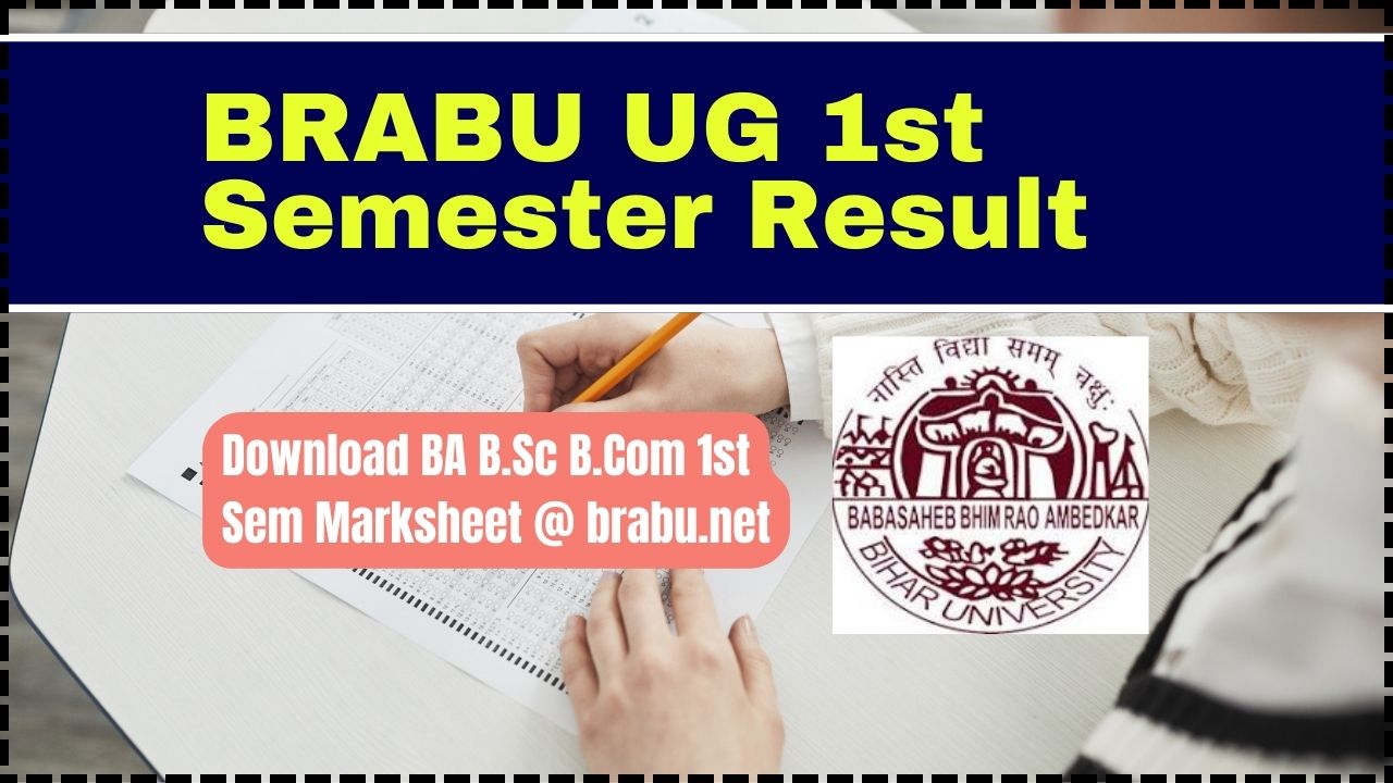 BRABU UG 1st Semester Result