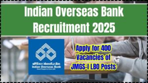 Indian Overseas Bank Recruitment 2025