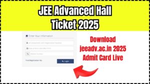 JEE Advanced Hall Ticket 2025