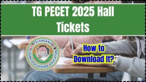 TG PECET 2025 Hall Tickets form 5th June